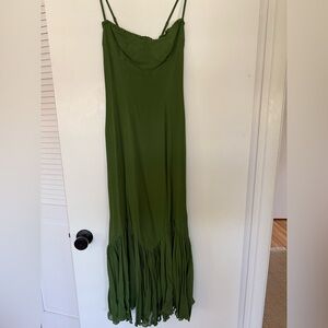Green Reformation Aiko dress size 4